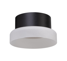 Светильник потолочный Feron HL460 Barrel OPAL 12W, 230V, GX53, черный