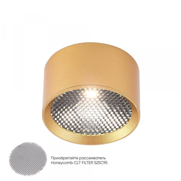 Потолочный светодиодный светильник Crystal Lux CLT 525C95 GO 4000K Потолочный светодиодный светильник Crystal Lux CLT 525C95 GO 4000K