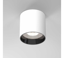 Накладной светодиодный светильник Elektrostandard Orson 25034/LED 10W 4200K белый/чёрный жемчуг a062929