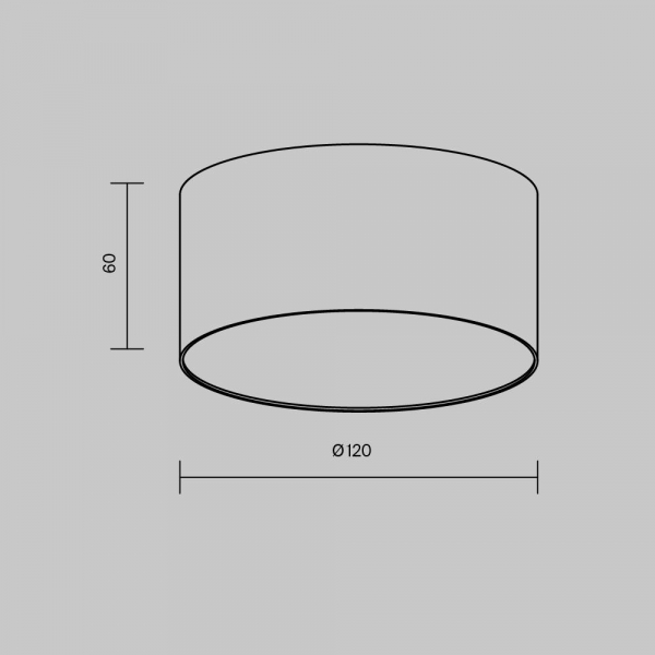 Потолочный светодиодный светильник Maytoni Technical Zon C032CL-12W4K-RD-MG Потолочный светодиодный светильник Maytoni Technical Zon C032CL-12W4K-RD-MG