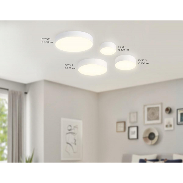 Потолочный светодиодный светильник Ambrella light Orbital Air Alum FV5511 Потолочный светодиодный светильник Ambrella light Orbital Air Alum FV5511