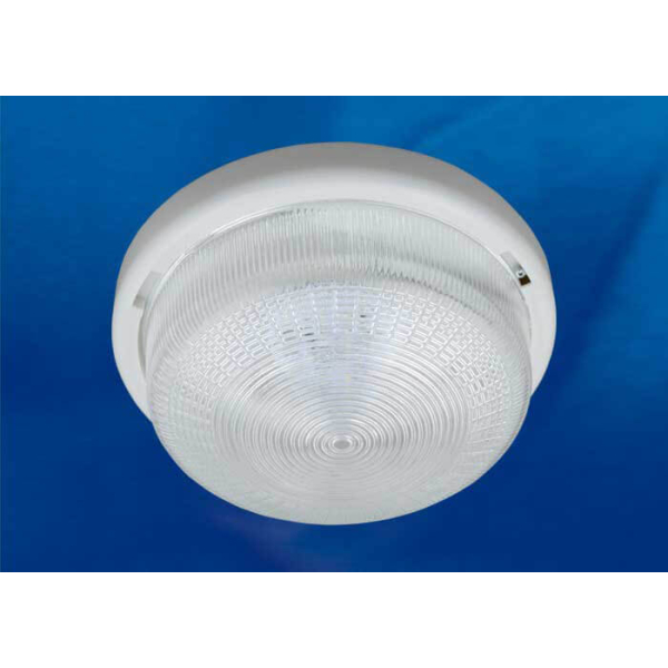 Потолочный светодиодный светильник Uniel ULO-K05A 6W/6000K/R24 IP44 White/Glass UL-00005242