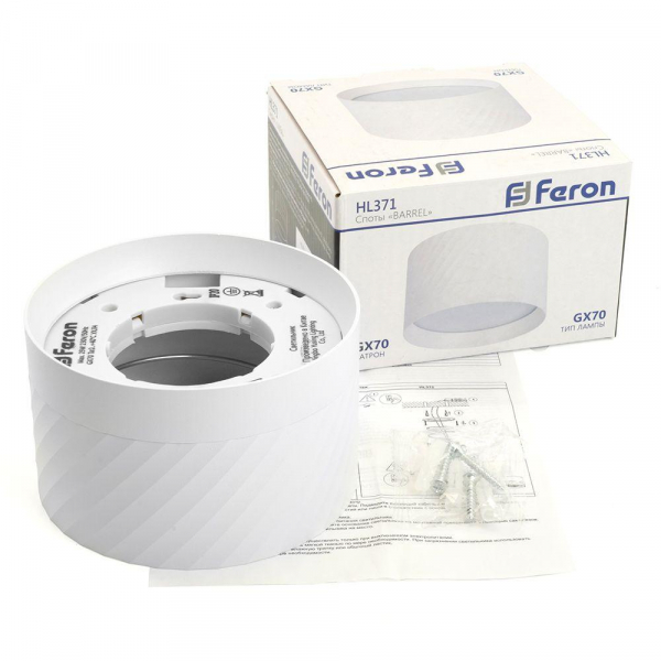 Потолочный светильник Feron Barrel HL371 48738 Потолочный светильник Feron Barrel HL371 48738