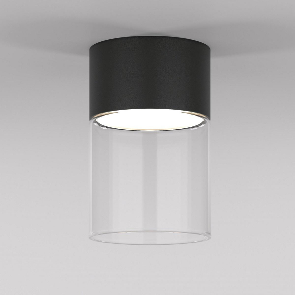 Потолочный светодиодный светильник Elektrostandard Lumen 25047/LED 10W 4000К черный/прозрачный a064709 Потолочный светодиодный светильник Elektrostandard Lumen 25047/LED 10W 4000К черный/прозрачный a064709