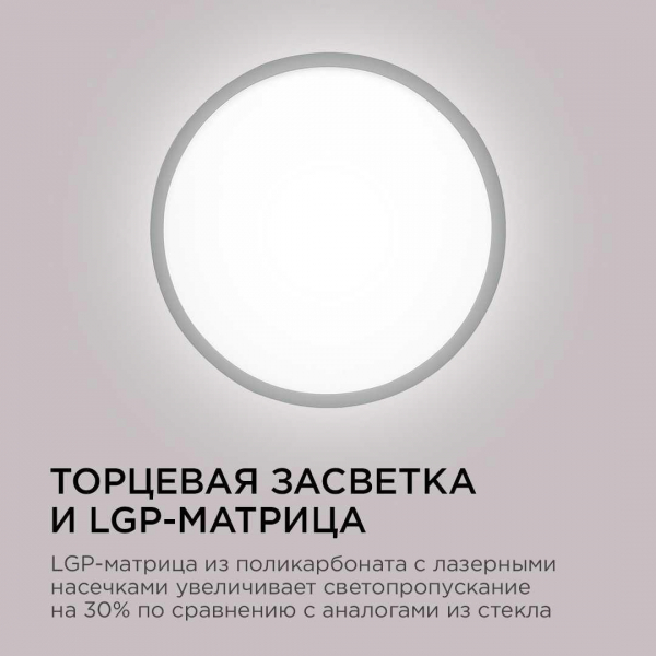 Потолочный светодиодный светильник Apeyron Spin 18-127 Потолочный светодиодный светильник Apeyron Spin 18-127