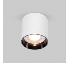 Накладной светодиодный светильник Elektrostandard Orson 25034/LED 10W 4200K белый/чёрный жемчуг a062929