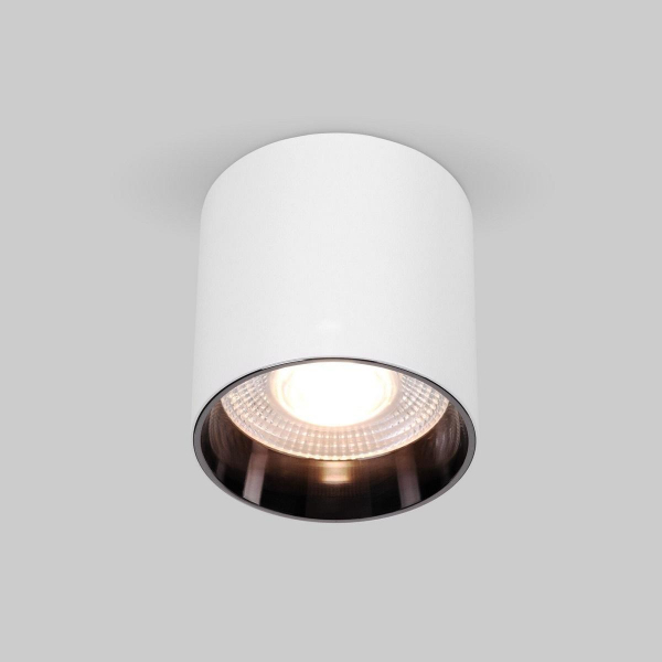 Накладной светодиодный светильник Elektrostandard Orson 25034/LED 10W 4200K белый/чёрный жемчуг a062929 Накладной светодиодный светильник Elektrostandard Orson 25034/LED 10W 4200K белый/чёрный жемчуг a062929