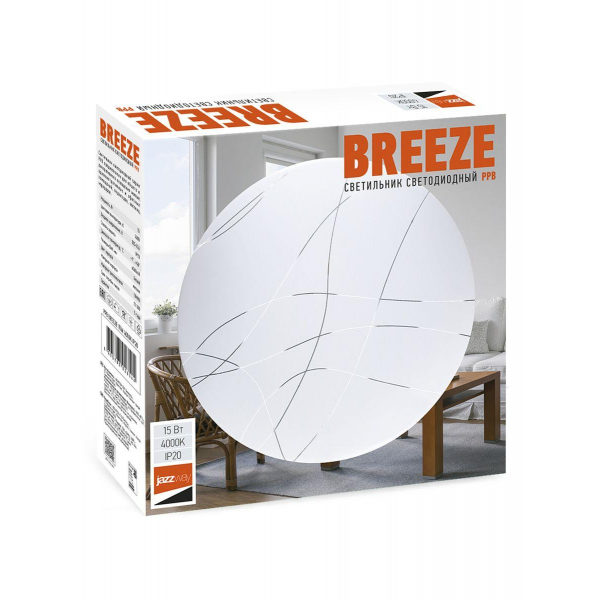 Настенно-потолочный светодиодный светильник Jazzway PPB Breeze 5026544 Настенно-потолочный светодиодный светильник Jazzway PPB Breeze 5026544