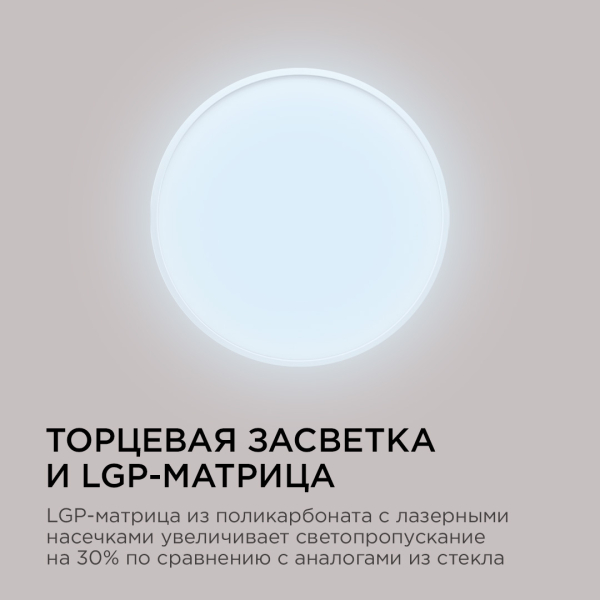 Настенно-потолочный светодиодный светильник Apeyron Spin 18-136