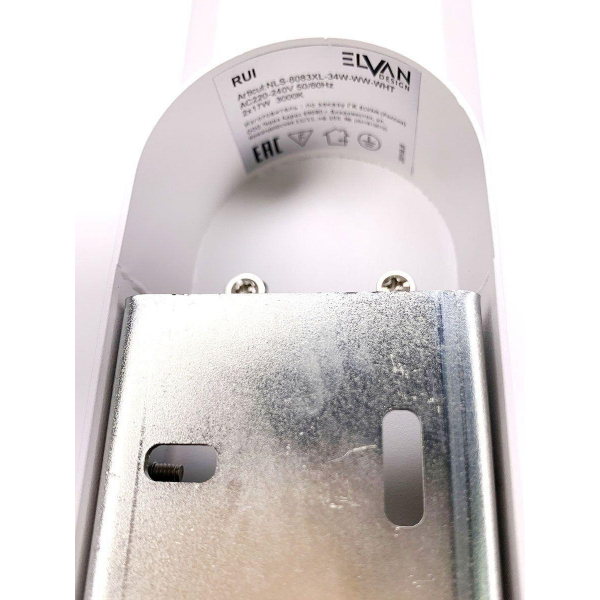 Настенно-потолочный светодиодный светильник Elvan NLS-8083XL-34W-WW-WHT Настенно-потолочный светодиодный светильник Elvan NLS-8083XL-34W-WW-WHT