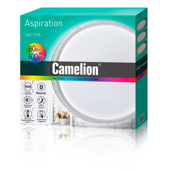 Настенно-потолочный светильник Camelion LBS-7730 14524 Настенно-потолочный светильник Camelion LBS-7730 14524