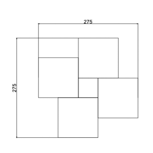 Панно Vele Luce Pala VL8034W01 Панно Vele Luce Pala VL8034W01