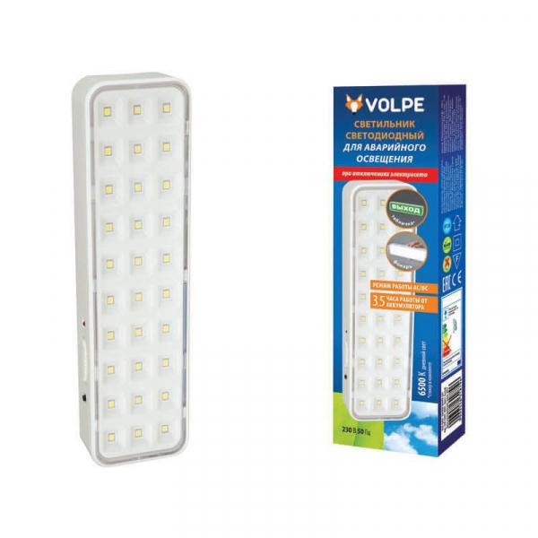 Настенно-потолочный светодиодный светильник Volpe ULR-Q401 2W/DW White S01 UL-00002387 Настенно-потолочный светодиодный светильник Volpe ULR-Q401 2W/DW White S01 UL-00002387