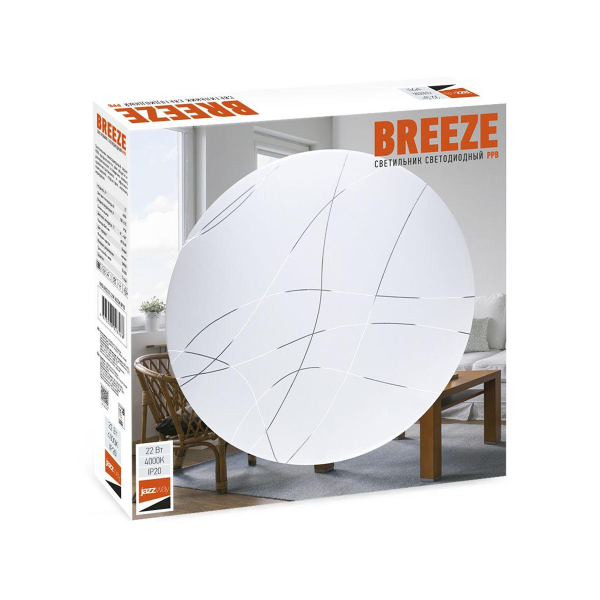 Настенно-потолочный светодиодный светильник Jazzway PPB Breeze 5026568 Настенно-потолочный светодиодный светильник Jazzway PPB Breeze 5026568