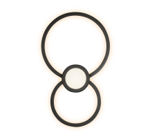 Настенно-потолочный светодиодный светильник iLedex Galaxy X046124 24W 3000K BK