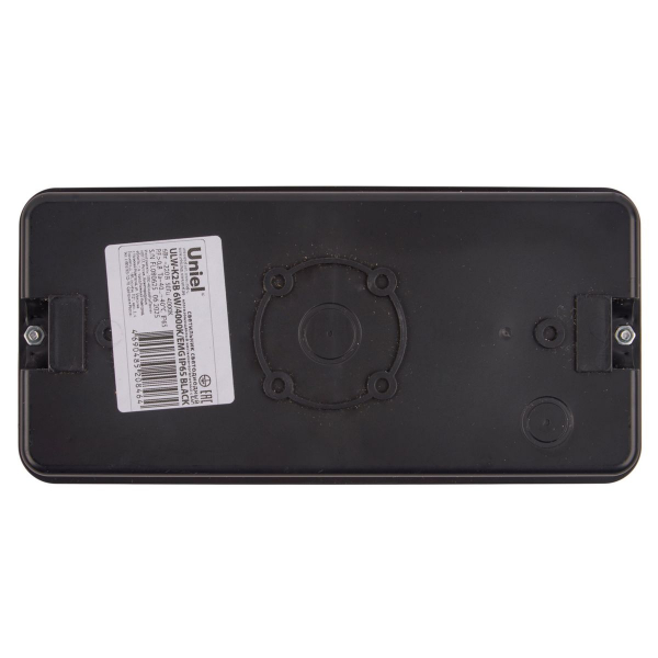 Светильник пылевлагозащищенный Uniel ULW-K25B 6W/4000K/EMG IP65 BLACK Светильник пылевлагозащищенный Uniel ULW-K25B 6W/4000K/EMG IP65 BLACK