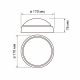 Настенно-потолочный светодиодный светильник Jazzway PBH-PC-RA 1024626A