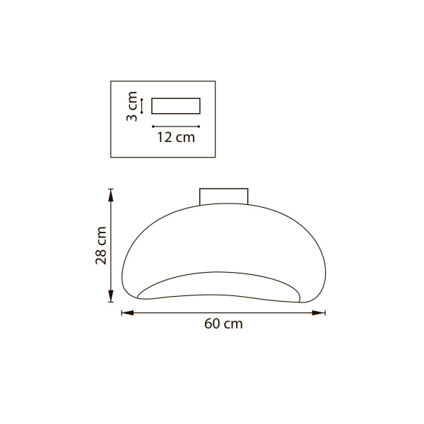 Светильник настенно-потолочный 1xE27 (led) max 12W Sigma Lightstar 611666