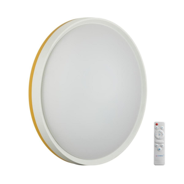 Настенно-потолочный светодиодный светильник Sonex Color Kezo Yellow 7709/EL Настенно-потолочный светодиодный светильник Sonex Color Kezo Yellow 7709/EL
