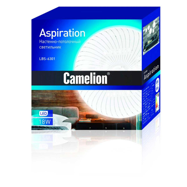 Настенно-потолочный светильник Camelion LBS-6301 14304 Настенно-потолочный светильник Camelion LBS-6301 14304
