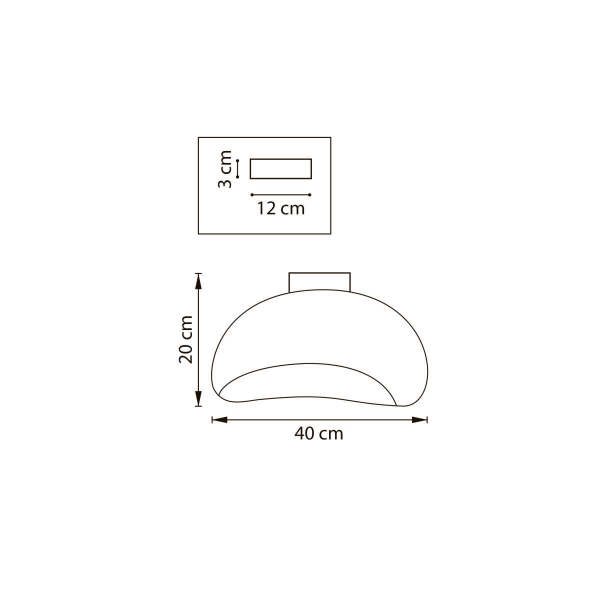 Светильник настенно-потолочный 1xE27 (led) max 12W Sigma Lightstar 611646