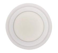 Настенно-потолочный светодиодный светильник Elvan NLS-500R-12/4-WW/NH-Wh