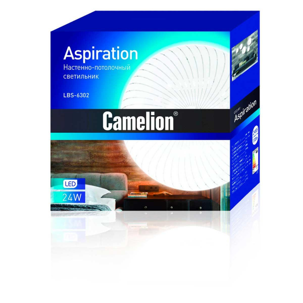 Настенно-потолочный светильник Camelion LBS-6302 14305 Настенно-потолочный светильник Camelion LBS-6302 14305