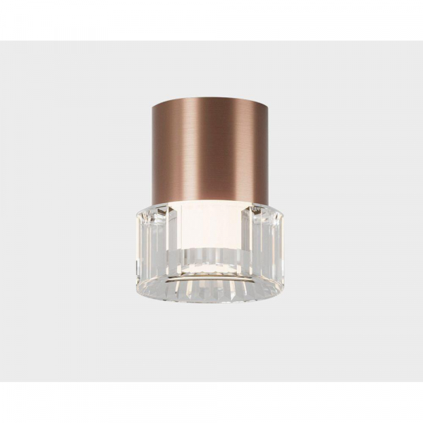 Потолочный светодиодный светильник Italline IT014-0202 rose gold Потолочный светодиодный светильник Italline IT014-0202 rose gold