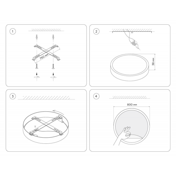 Настенно-потолочный светодиодный светильник Ambrella light Wallers Wall FW11115 Настенно-потолочный светодиодный светильник Ambrella light Wallers Wall FW11115