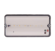 Светильник пылевлагозащищенный Uniel ULW-K25B 6W/4000K/EMG IP65 BLACK