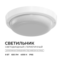 Светильник светодиодный герметичный OGM О28-01