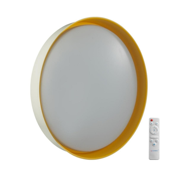Настенно-потолочный светодиодный светильник Sonex Color Tuna Yellow 7711/EL Настенно-потолочный светодиодный светильник Sonex Color Tuna Yellow 7711/EL