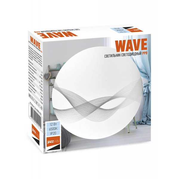 Настенно-потолочный светодиодный светильник Jazzway PPB Wave 5024922 Настенно-потолочный светодиодный светильник Jazzway PPB Wave 5024922