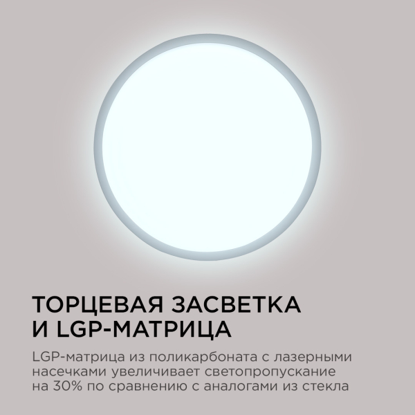 Настенно-потолочный светодиодный светильник Apeyron Spin 18-128