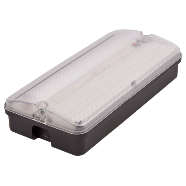 Светильник пылевлагозащищенный Uniel ULW-K25B 6W/4000K/EMG IP65 BLACK Светильник пылевлагозащищенный Uniel ULW-K25B 6W/4000K/EMG IP65 BLACK