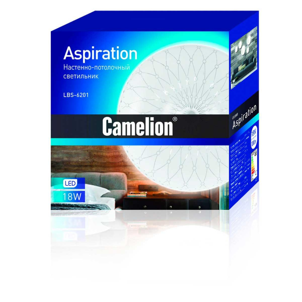 Настенно-потолочный светильник Camelion LBS-6201 14301 Настенно-потолочный светильник Camelion LBS-6201 14301