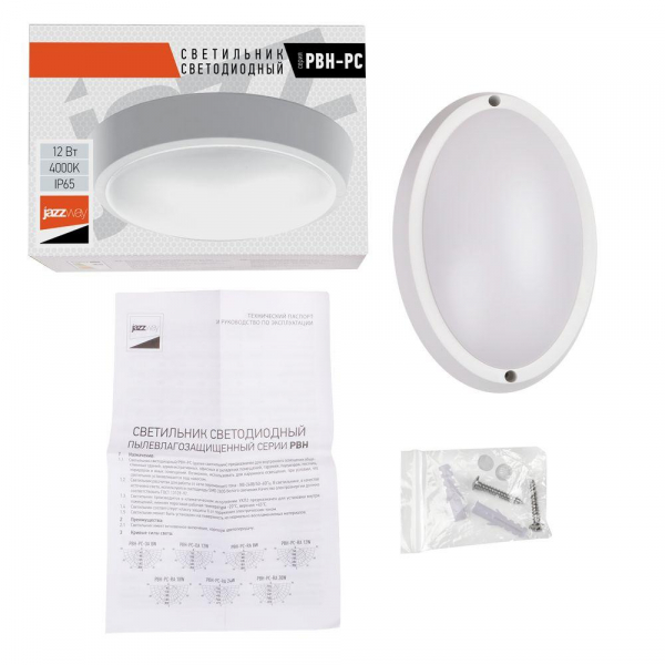 Настенно-потолочный светодиодный светильник Jazzway PBH-PC-OA 1024602A Настенно-потолочный светодиодный светильник Jazzway PBH-PC-OA 1024602A