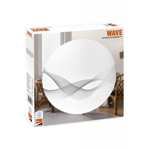 Настенно-потолочный светодиодный светильник Jazzway PPB Wave 5024687 Настенно-потолочный светодиодный светильник Jazzway PPB Wave 5024687