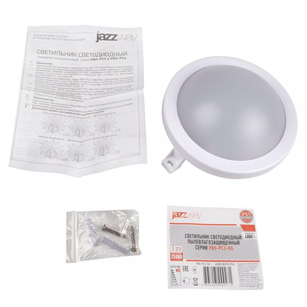 Настенно-потолочный светодиодный светильник Jazzway PBH-PC3-OA 5009271 Настенно-потолочный светодиодный светильник Jazzway PBH-PC3-OA 5009271