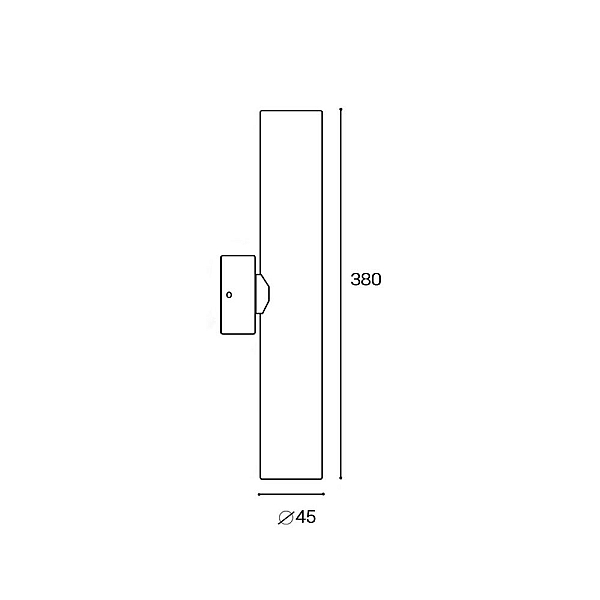 Настенный светильник Italline IT02-026 black 3000K