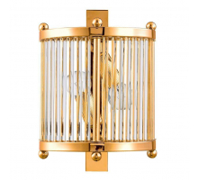 Настенный светильник Crystal Lux Tadeo AP2 Gold/Transparente