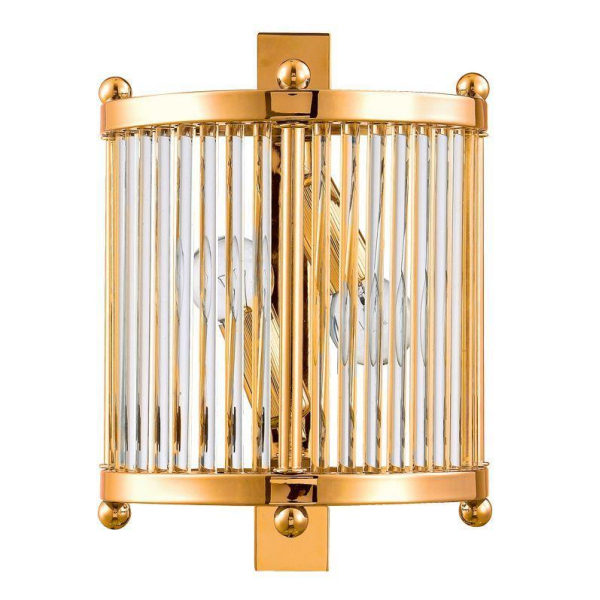 Настенный светильник Crystal Lux Tadeo AP2 Gold/Transparente Настенный светильник Crystal Lux Tadeo AP2 Gold/Transparente