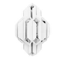 Настенный светильник Lumina Deco Piramid LDW 6021-2 WT+CHR