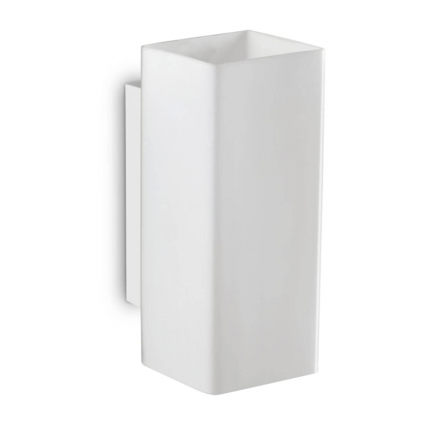 Настенный светильник Ideal Lux Paul AP2 Square Bianco 231129 Настенный светильник Ideal Lux Paul AP2 Square Bianco 231129