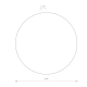 Настенный светильник Nowodvorski Ring Led L Satine Copper 10348