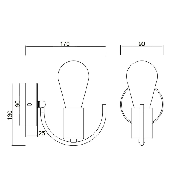 Бра Vele Luce Crea VL6522W01 Бра Vele Luce Crea VL6522W01
