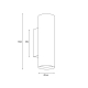 Настенный светильник Hesby Lighting Edge IP20, 35Вт, GU10, черный HSBL_0126