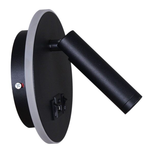 Настенный светодиодный светильник Reluce 86203-9.2-001KT LED12W+USB BK Настенный светодиодный светильник Reluce 86203-9.2-001KT LED12W+USB BK