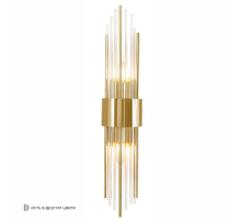 Настенный светильник Crystal Lux Atento AP2 Brass/Transparente