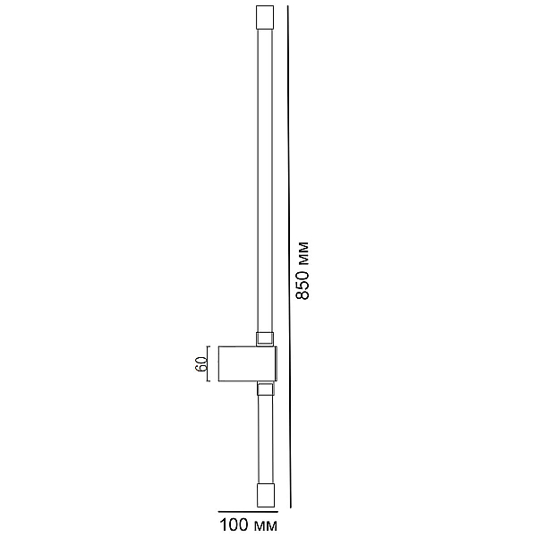 Настенный светильник Imperium Loft Birta Wall L85 White 320786-26
